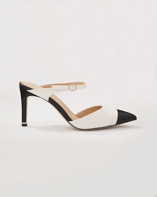 Contrast Cap Toe Pump click to view larger image.