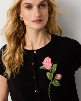 Cap Sleeve Cardigan click to view larger image.