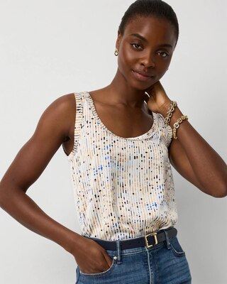 Satin Front Shell Tank