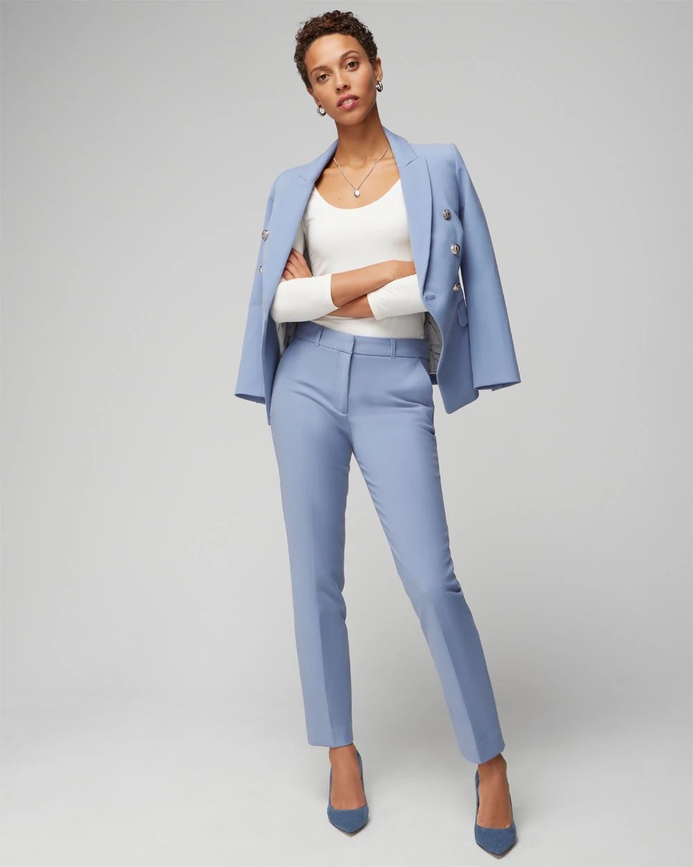 WHBM® Elle Slim Ankle Comfort Stretch Pants