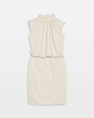 Embellished Blouson Mini Dress click to view larger image.