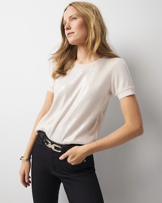 Sequin Tee