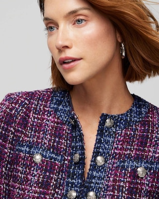 WHBM® Tweed Stylist Jacket click to view larger image.