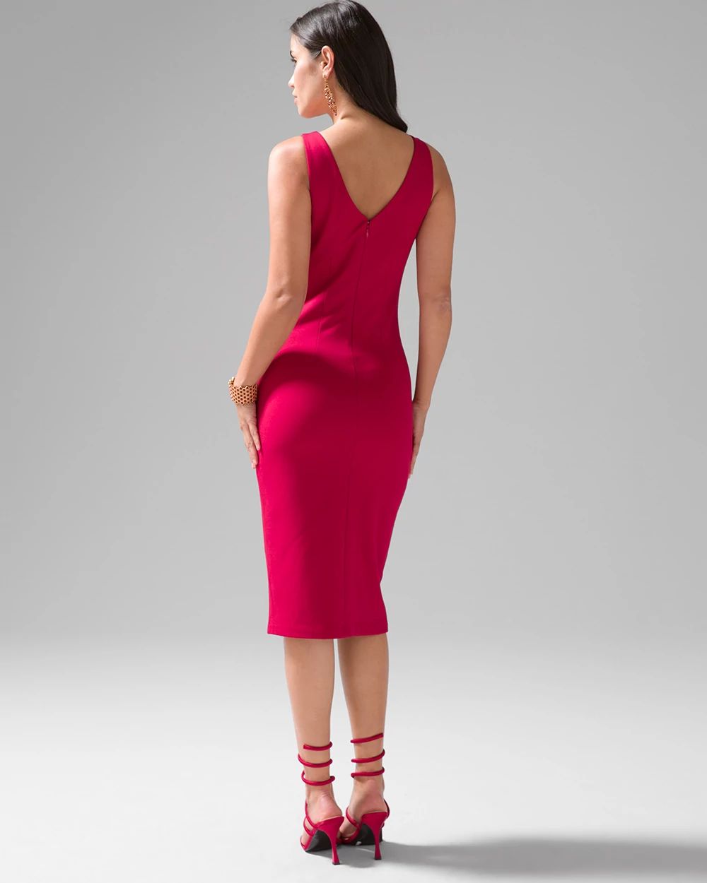 WHBM® AURA Sleeveless Sculpting Sheath Dress