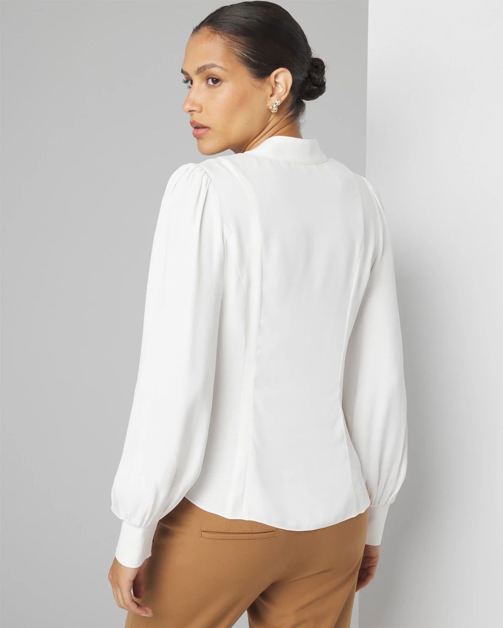 Petite Utility Pocket Button-Up Shirt