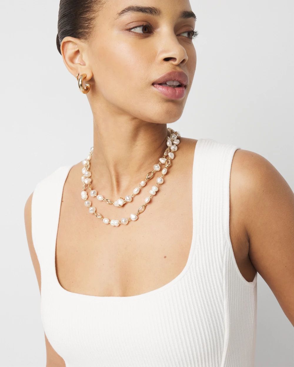 WHBM FORME™ Ribbed Ottoman Tank