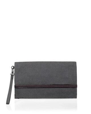 Suede Clutch