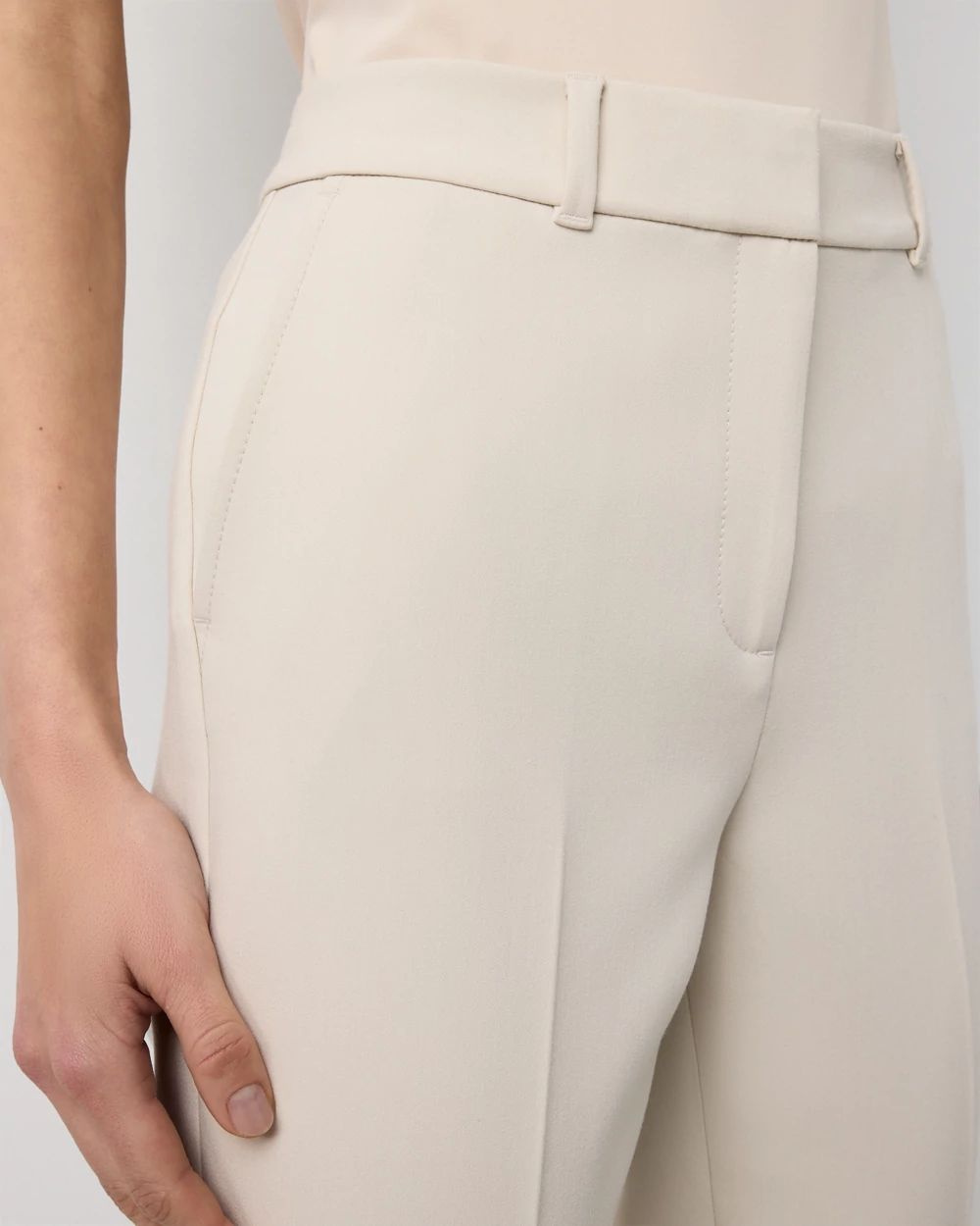 Petite High-Rise Elle Slim Ankle Pant