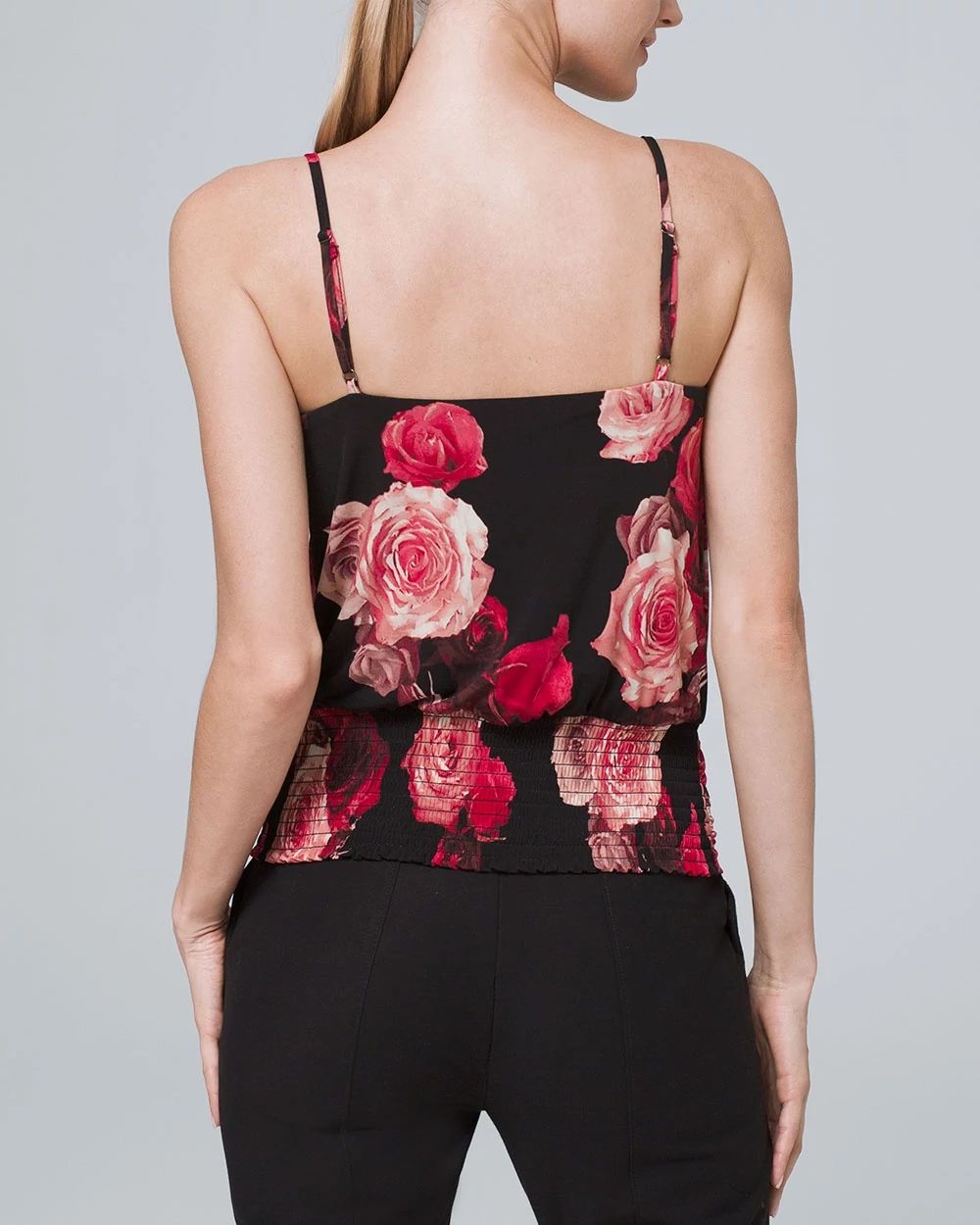 Jersey Knit Button-Surplice Cami click to view larger image.