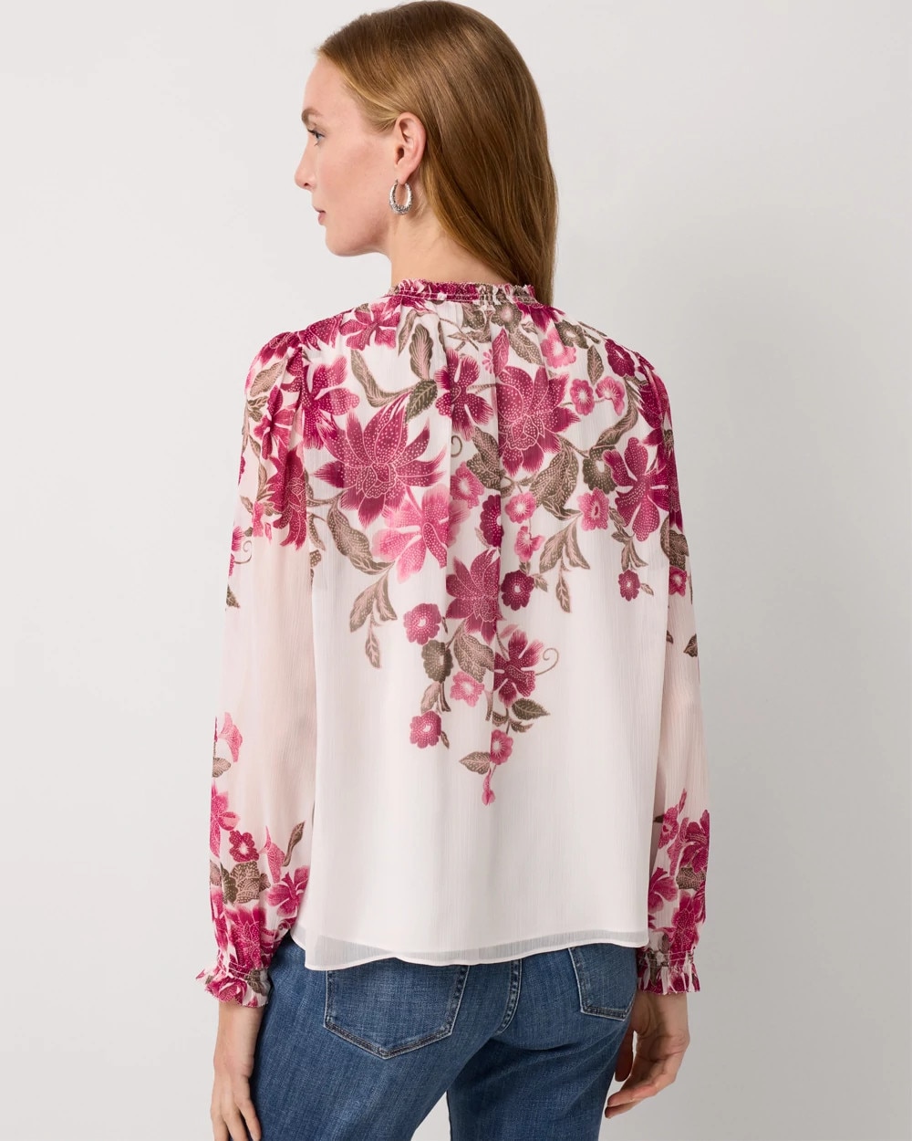 Chiffon Long Sleeve Blouse
