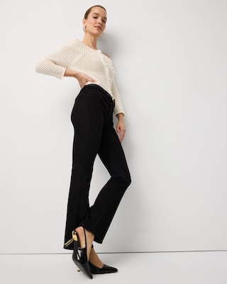 Mid-Rise Bootcut Jeans click to view larger image.