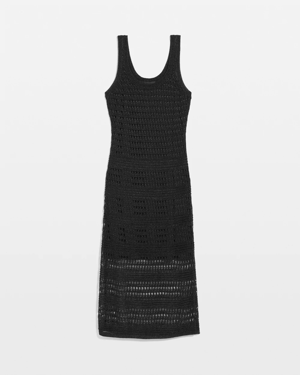 Crocheted Lurex Tank Dress