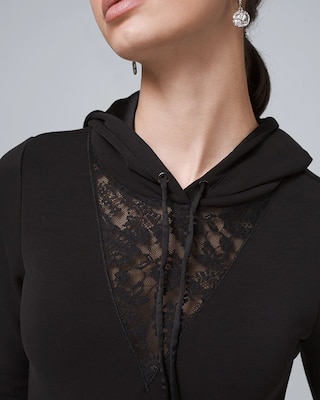 WHBM WKND Lace Inset Tunic