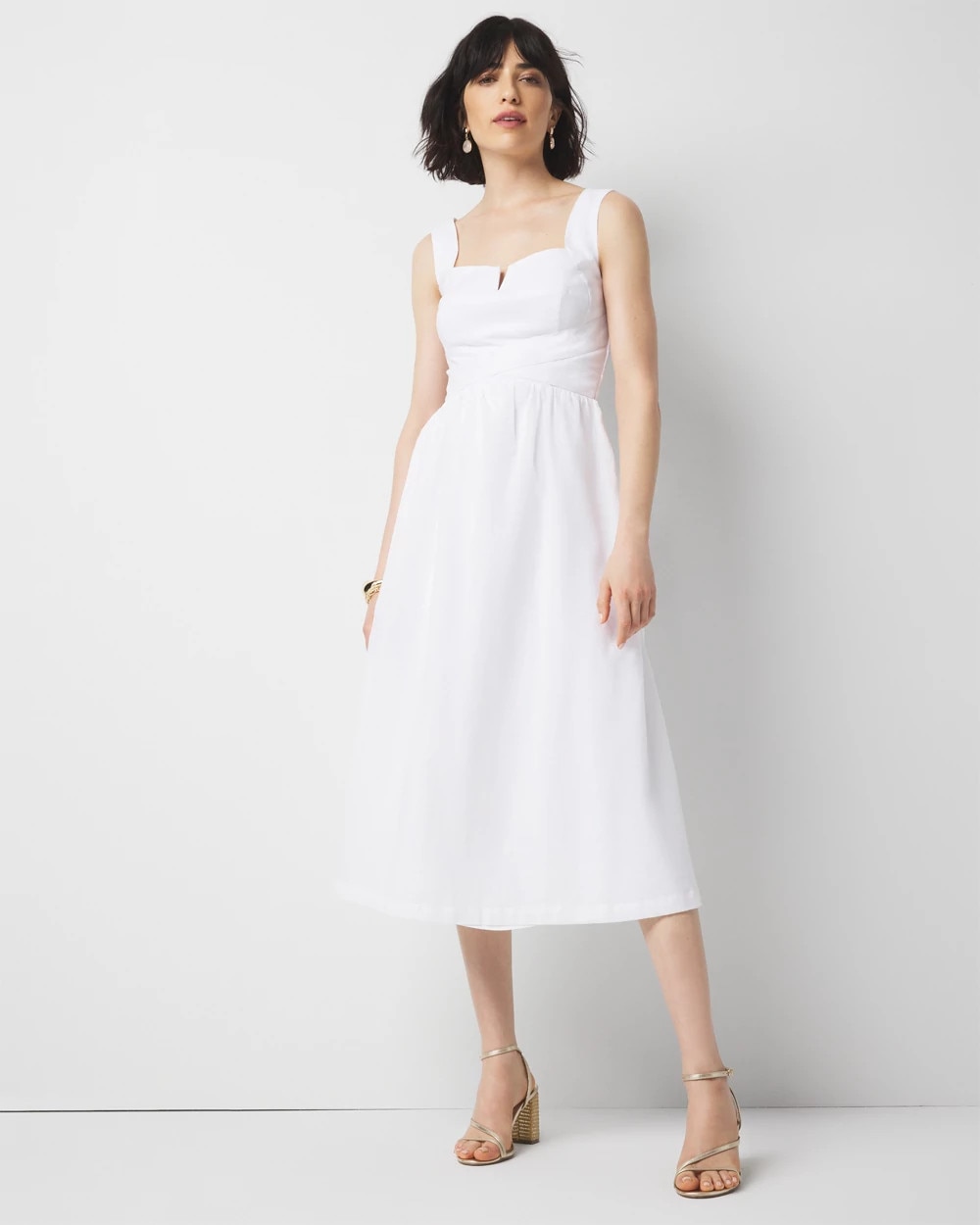 off white sicily organic cotton midi dress Farm Rio Sicily Scarf Off-White Maxi Dress