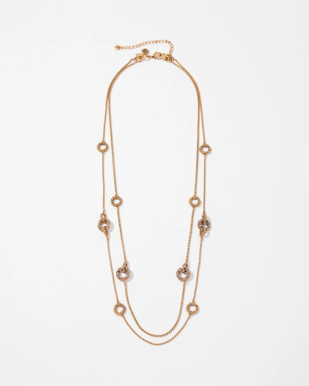 Layered Twisted Necklace