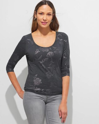 Outlet WHBM Foil Print Tee