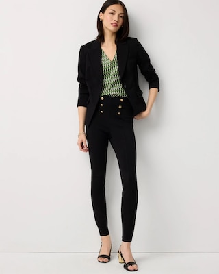 Side-Pleat Ponte Legging click to view larger image.