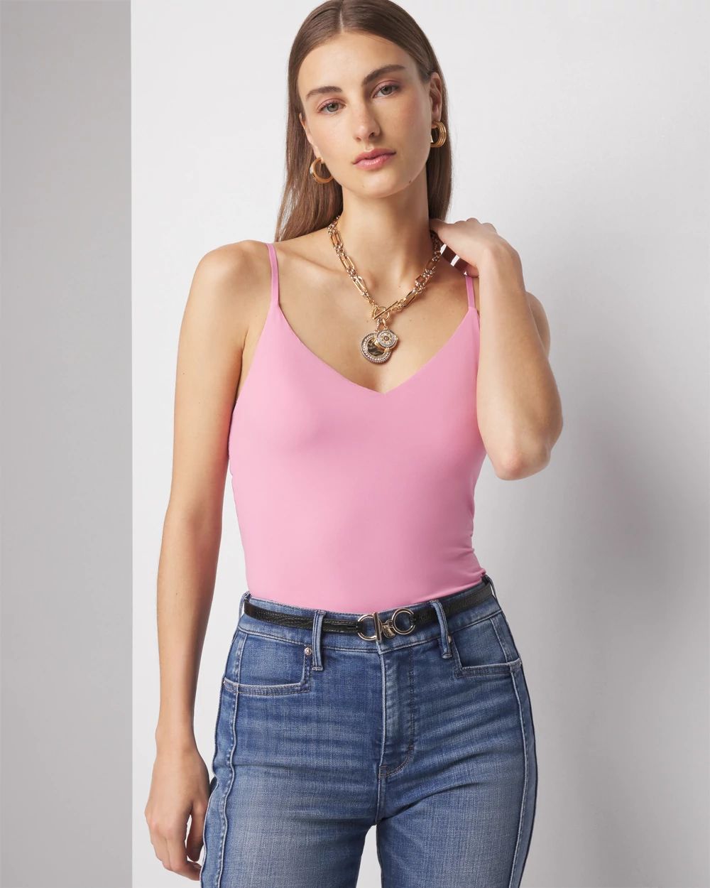 WHBM FORME™ All Ways Stretch V-Neck Cami