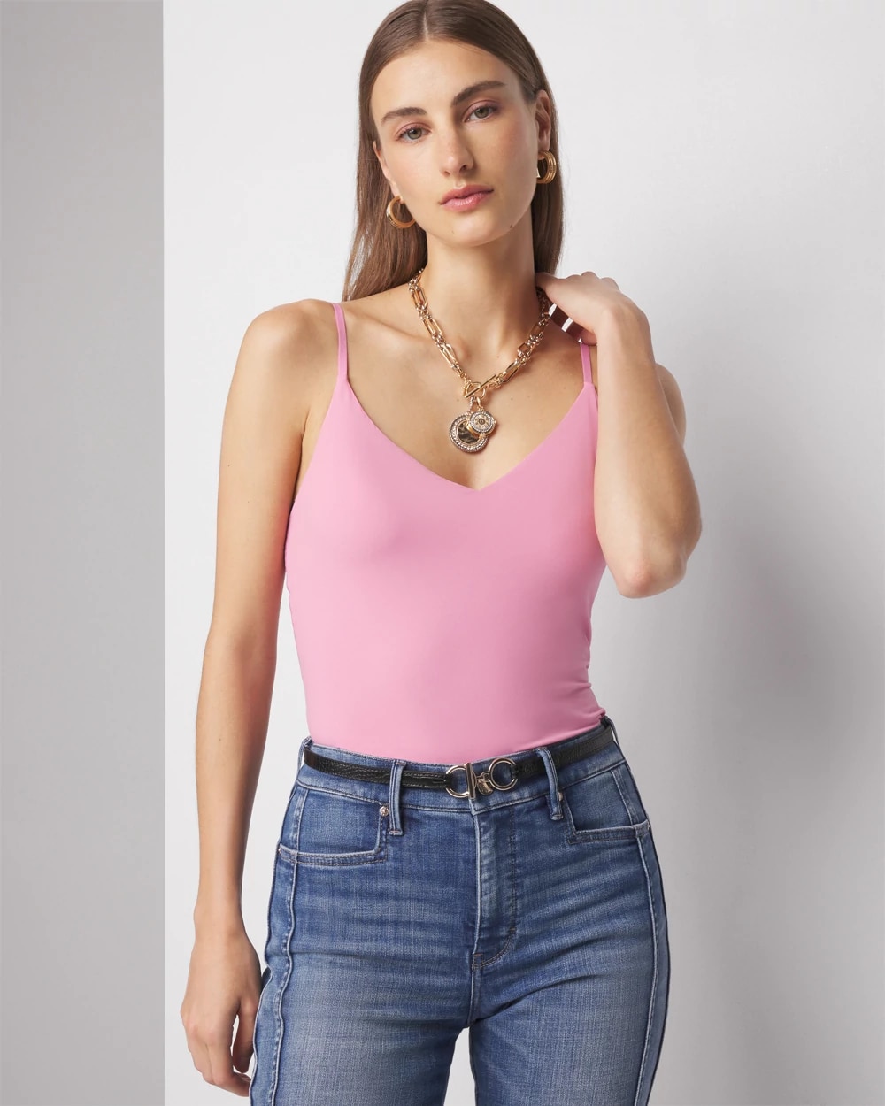 WHBM FORME™ All Ways Stretch V-Neck Cami