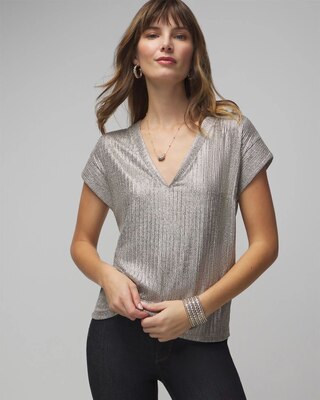 Short Sleeve Rib Power Tee
