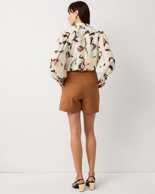 Horsebit Detail Tailored Short click to view larger image.