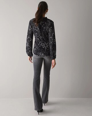 Matte Jersey Constellation Print Top
