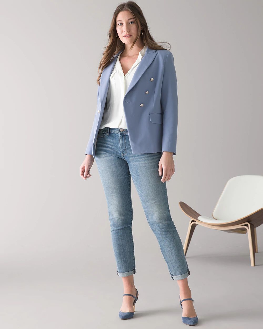 Mid-Rise Everyday Soft Denim™ Girlfriend Jeans