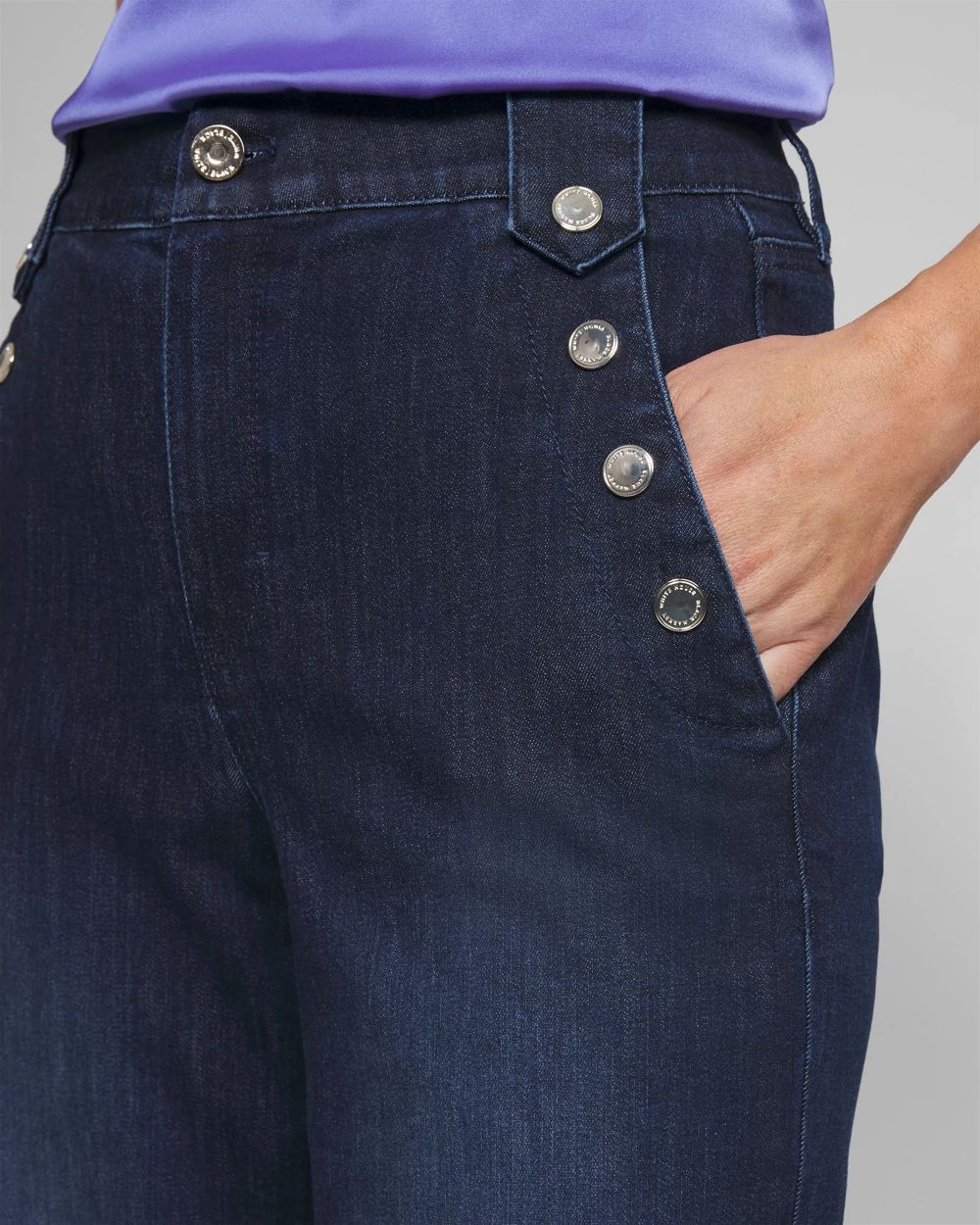 Outlet WHBM Wide Leg Jeans