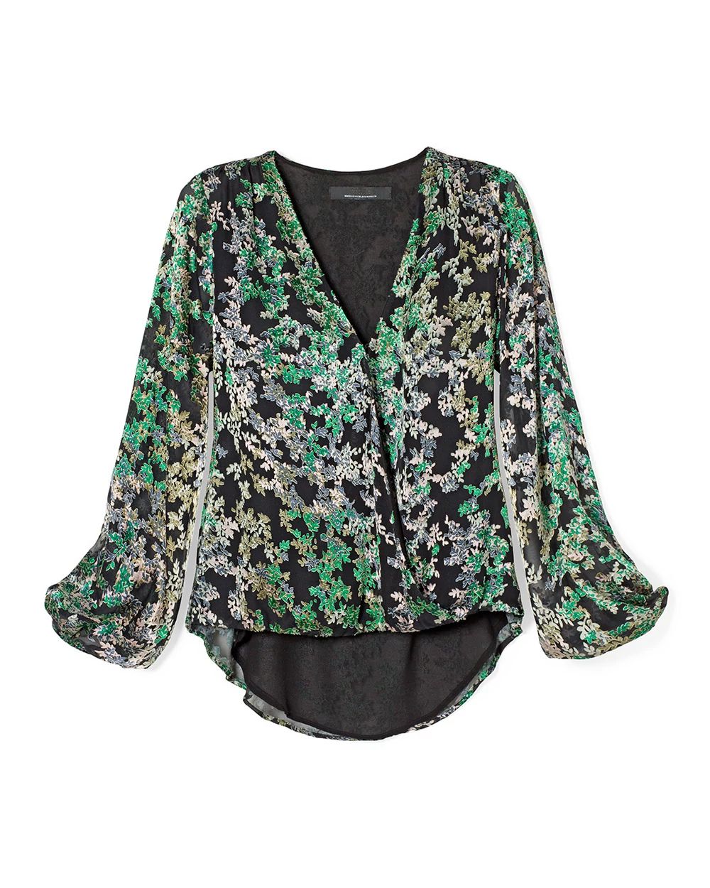 Long Sleeve Silk Blouse