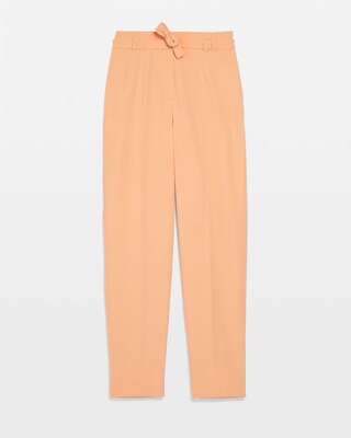 Belted Tapered Ankle Fluid Pant click to view larger image.