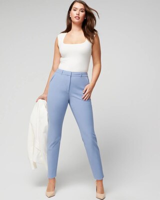 WHBM® Elle Slim Ankle Comfort Stretch Pants click to view larger image.