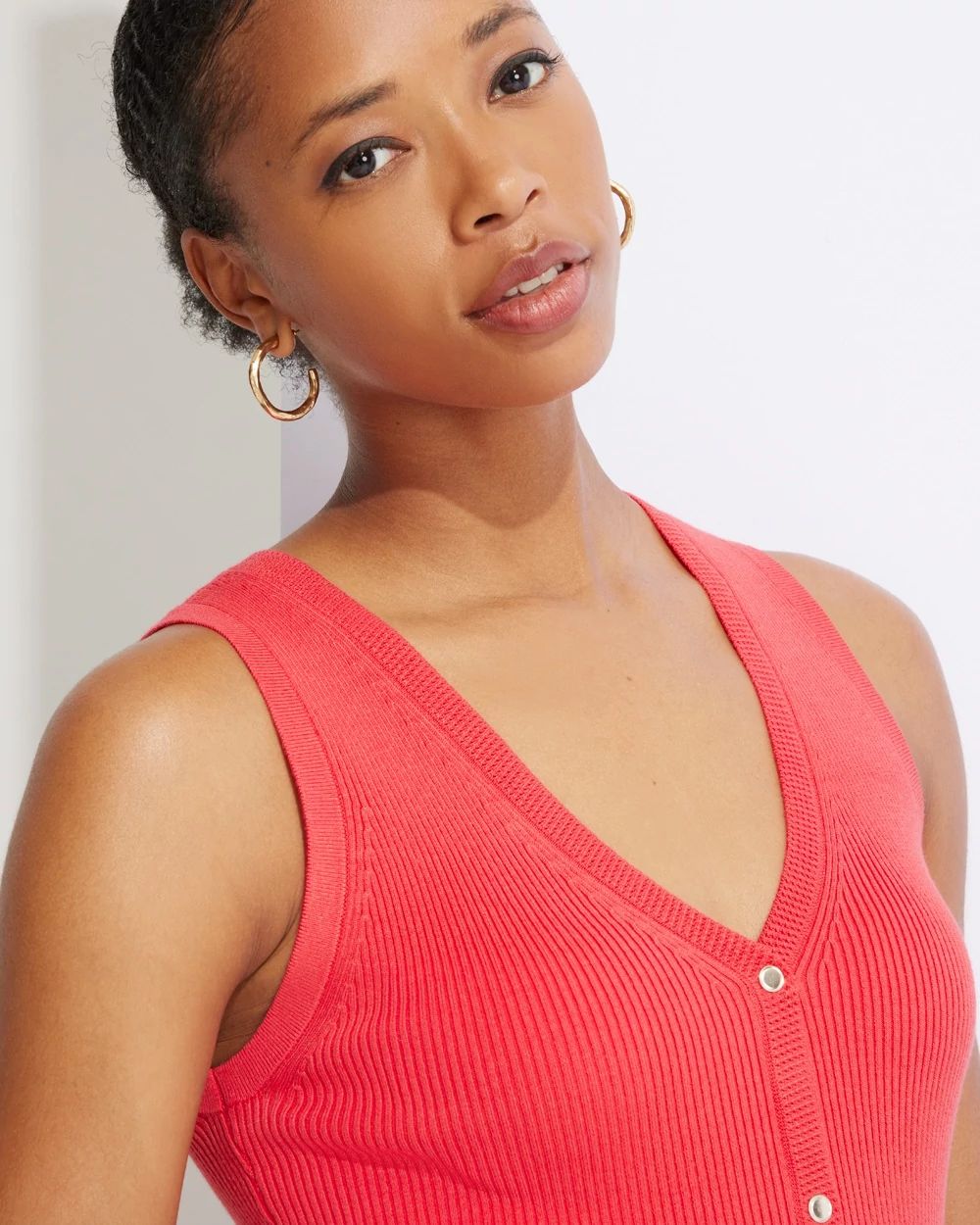 Outlet WHBM Button-Front Tank