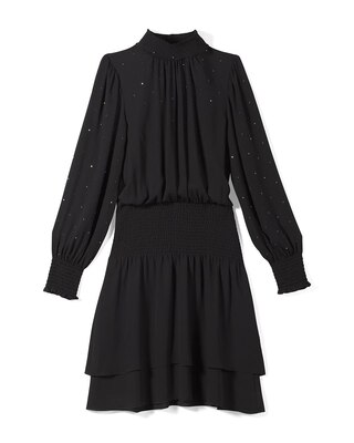 Smocked Blouson Dress