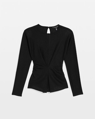 Ruched Long Sleeve Top