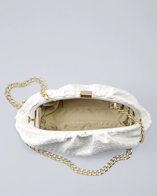 Textured Crossbody Clutch