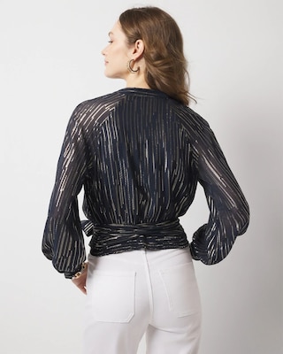 Wrap Waist Blouse click to view larger image.