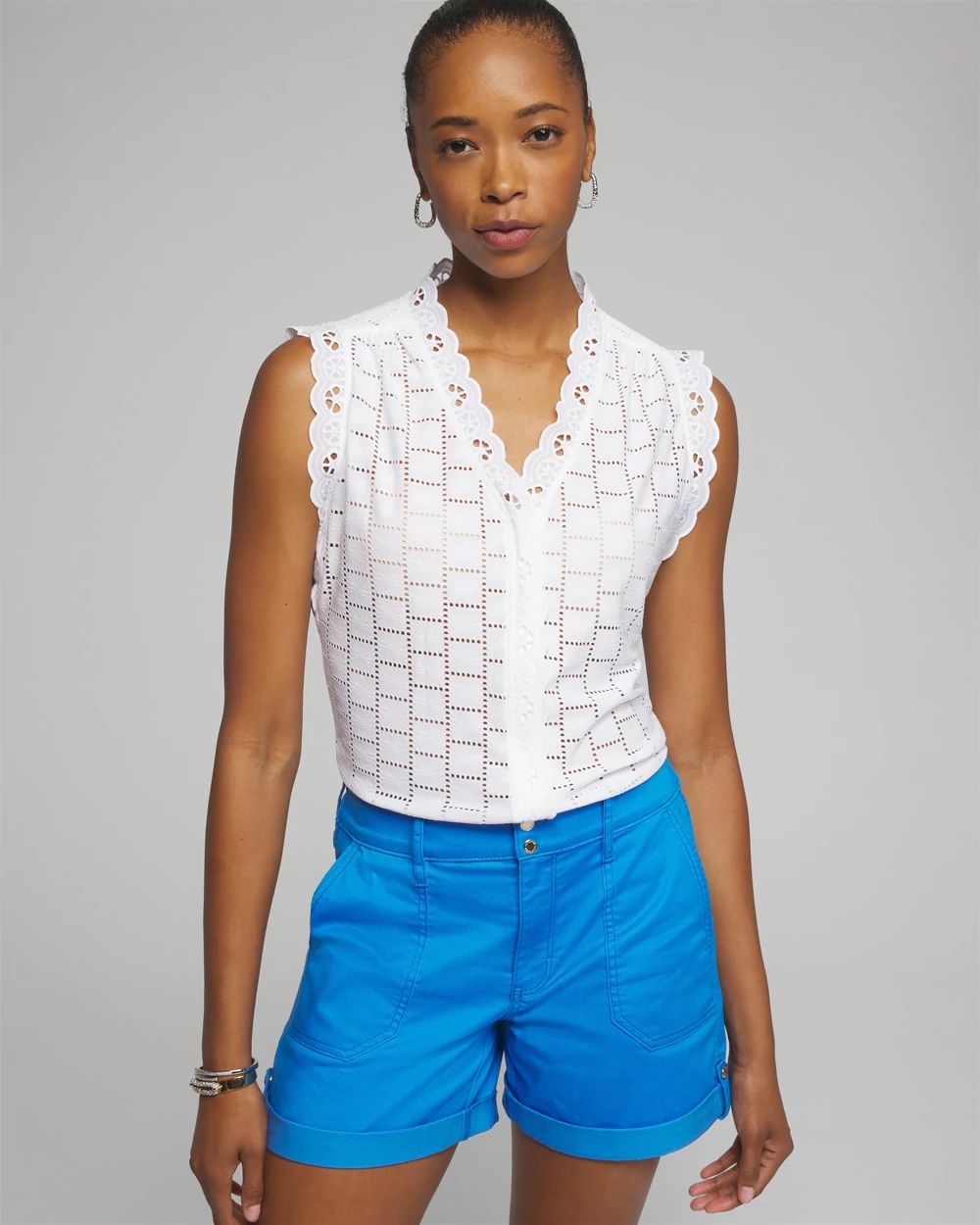 Outlet WHBM Eyelet Shell