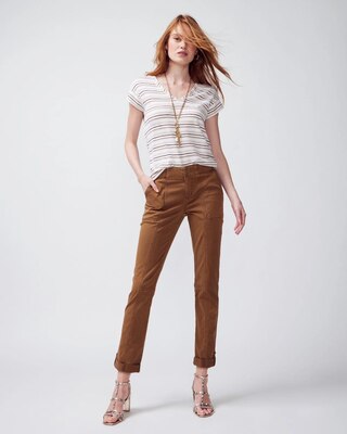 Mid-Rise Pret-A-Pedi Straight Crop Pants