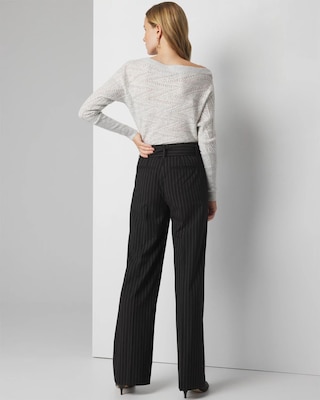 WHBM® Belted Luna Wide Leg Trousers click to view larger image.