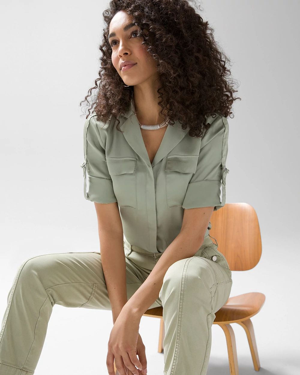 Soft Shirt with Adjustable Sleeves