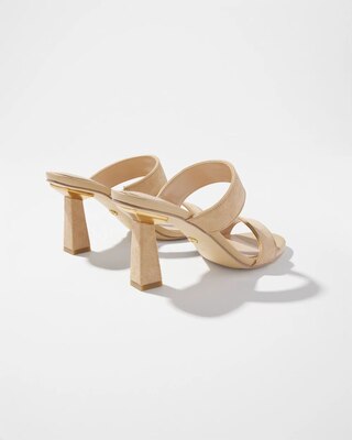 Double Strap Heeled Sandal click to view larger image.
