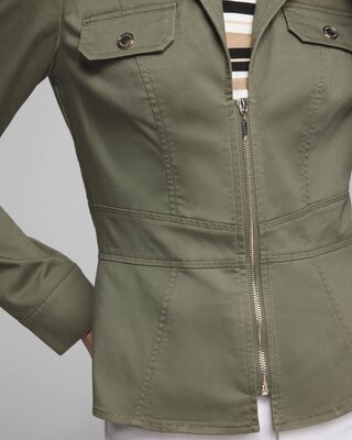Outlet WHBM Stretch Sateen Jacket