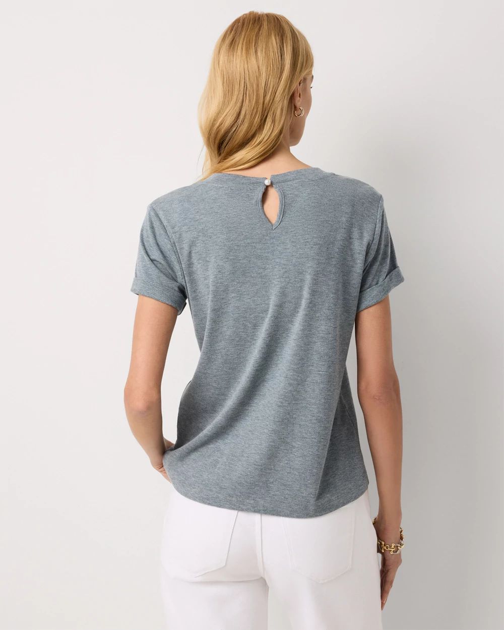 Easy Crewneck Tee click to view larger image.