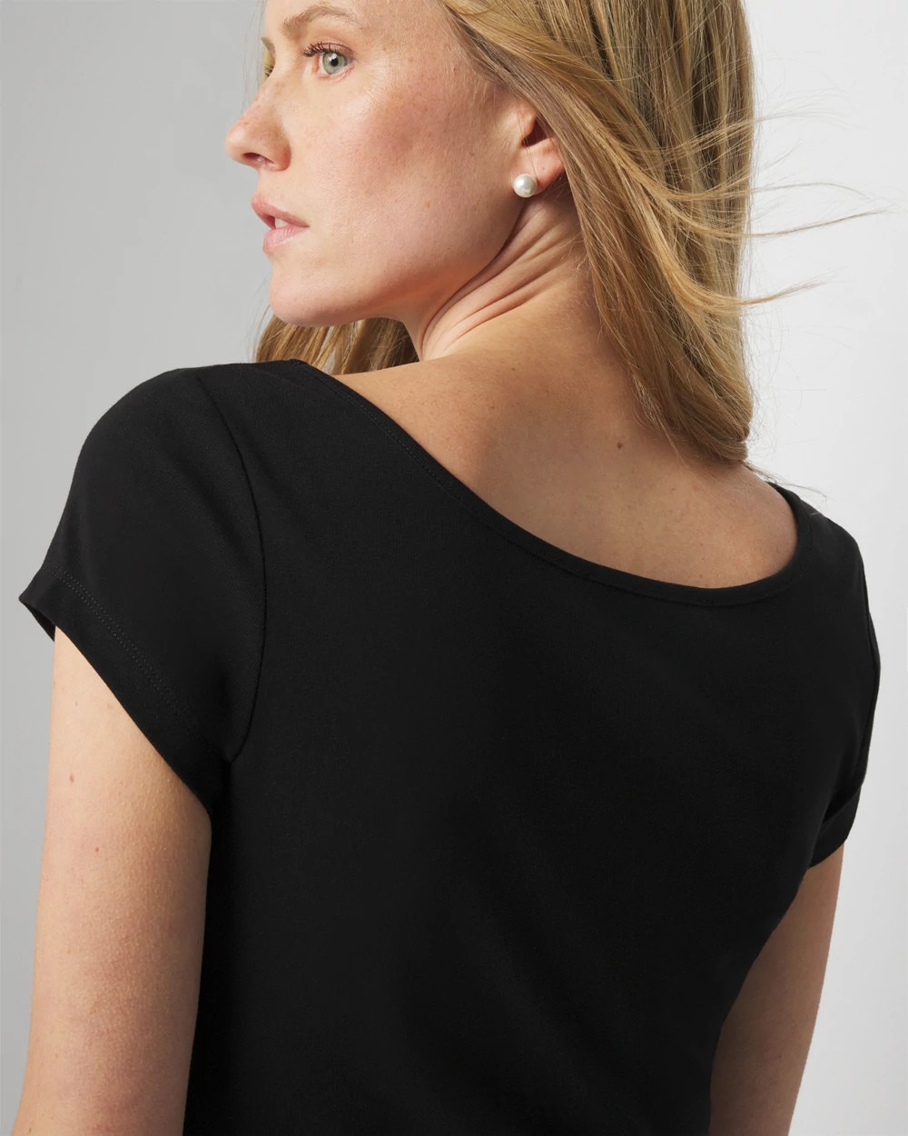 WHBMFORME™ All Ways Stretch Scoop Neck Tee