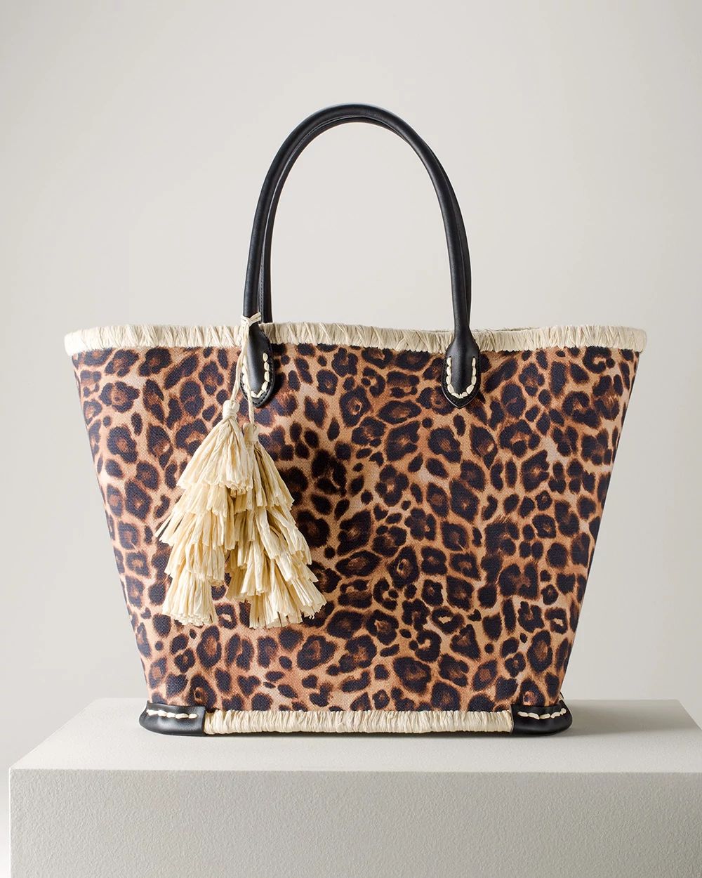 Leopard Print Tote click to view larger image.