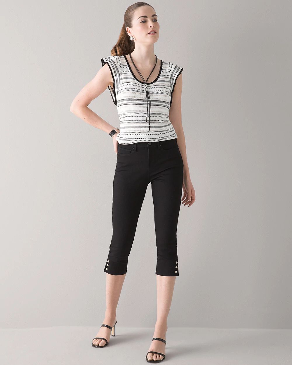 White house black market capri leggings store