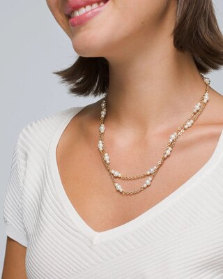 The WHBM Convertible Mask Necklace