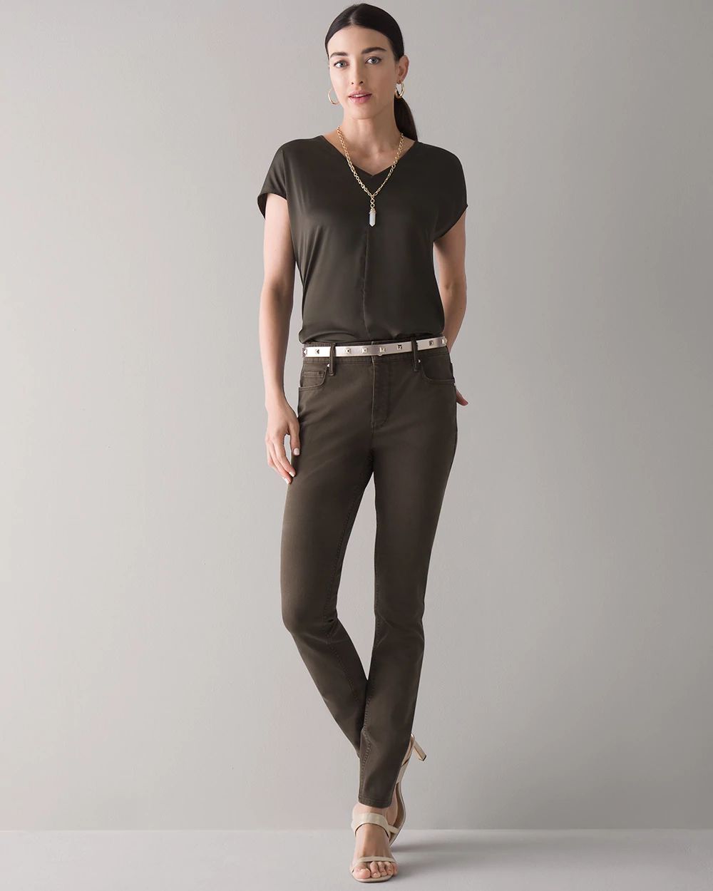 High-Rise Sculpt Skinny Ankle Pants