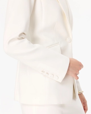 WHBM® Luxe Stretch One-Button Blazer click to view larger image.