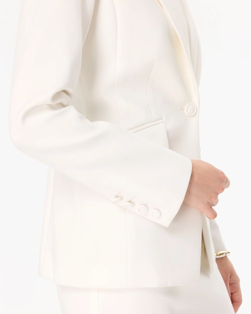 WHBM® Luxe Stretch One-Button Blazer click to view larger image.